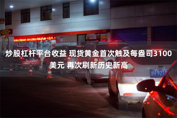 炒股杠杆平台收益 现货黄金首次触及每盎司3100美元 再次刷新历史新高