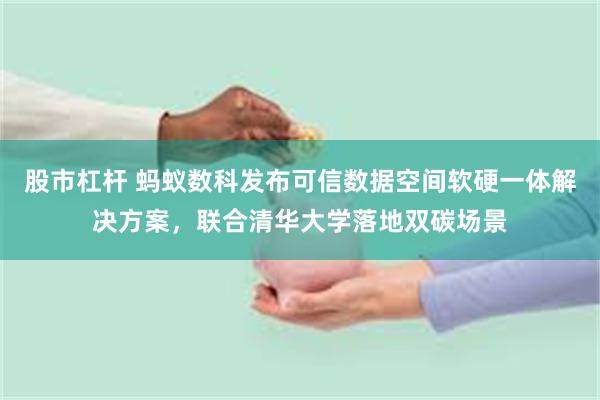 股市杠杆 蚂蚁数科发布可信数据空间软硬一体解决方案，联合清华大学落地双碳场景