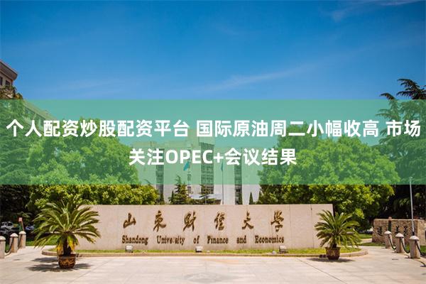 个人配资炒股配资平台 国际原油周二小幅收高 市场关注OPEC+会议结果