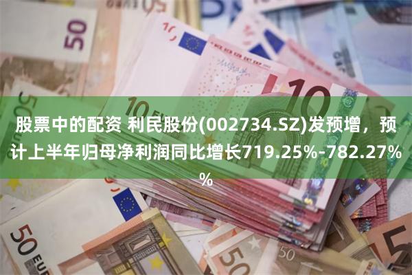 股票中的配资 利民股份(002734.SZ)发预增，预计上半年归母净利润同比增长719.25%-782.27%
