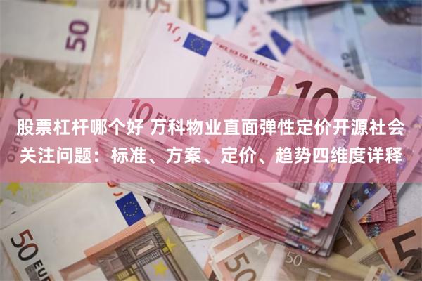 股票杠杆哪个好 万科物业直面弹性定价开源社会关注问题：标准、方案、定价、趋势四维度详释