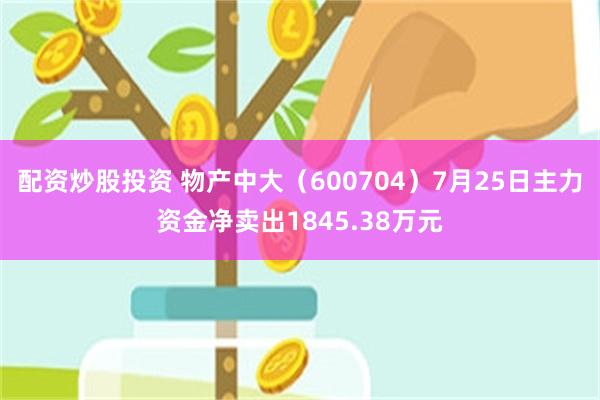 配资炒股投资 物产中大（600704）7月25日主力资金净卖出1845.38万元