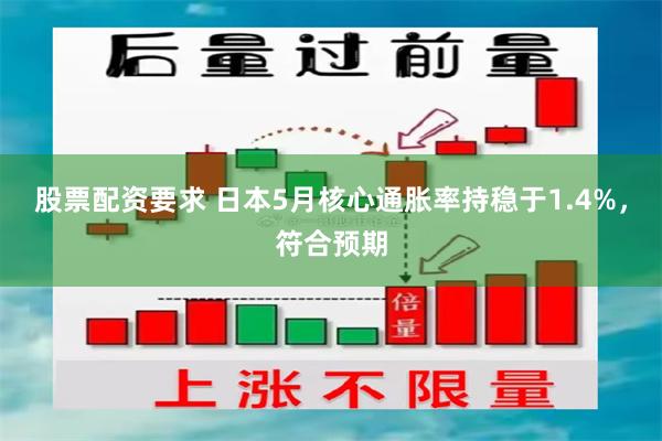 股票配资要求 日本5月核心通胀率持稳于1.4%，符合预期