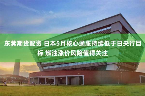 东莞期货配资 日本5月核心通胀持续低于日央行目标 燃油涨价风险值得关注