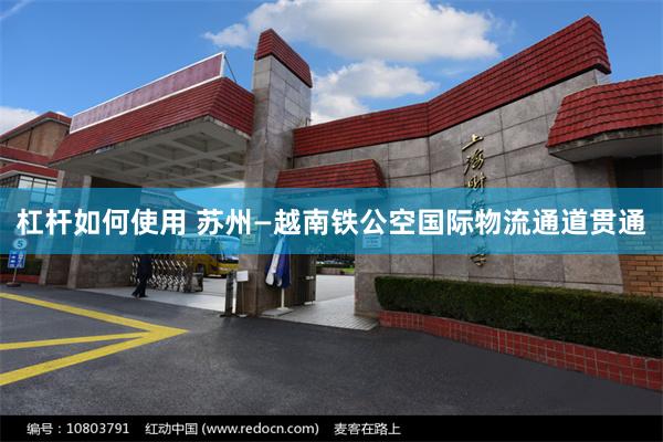 杠杆如何使用 苏州—越南铁公空国际物流通道贯通