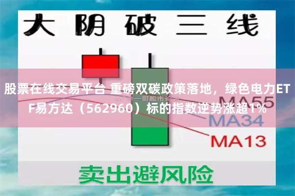 股票在线交易平台 重磅双碳政策落地，绿色电力ETF易方达（562960）标的指数逆势涨超1%